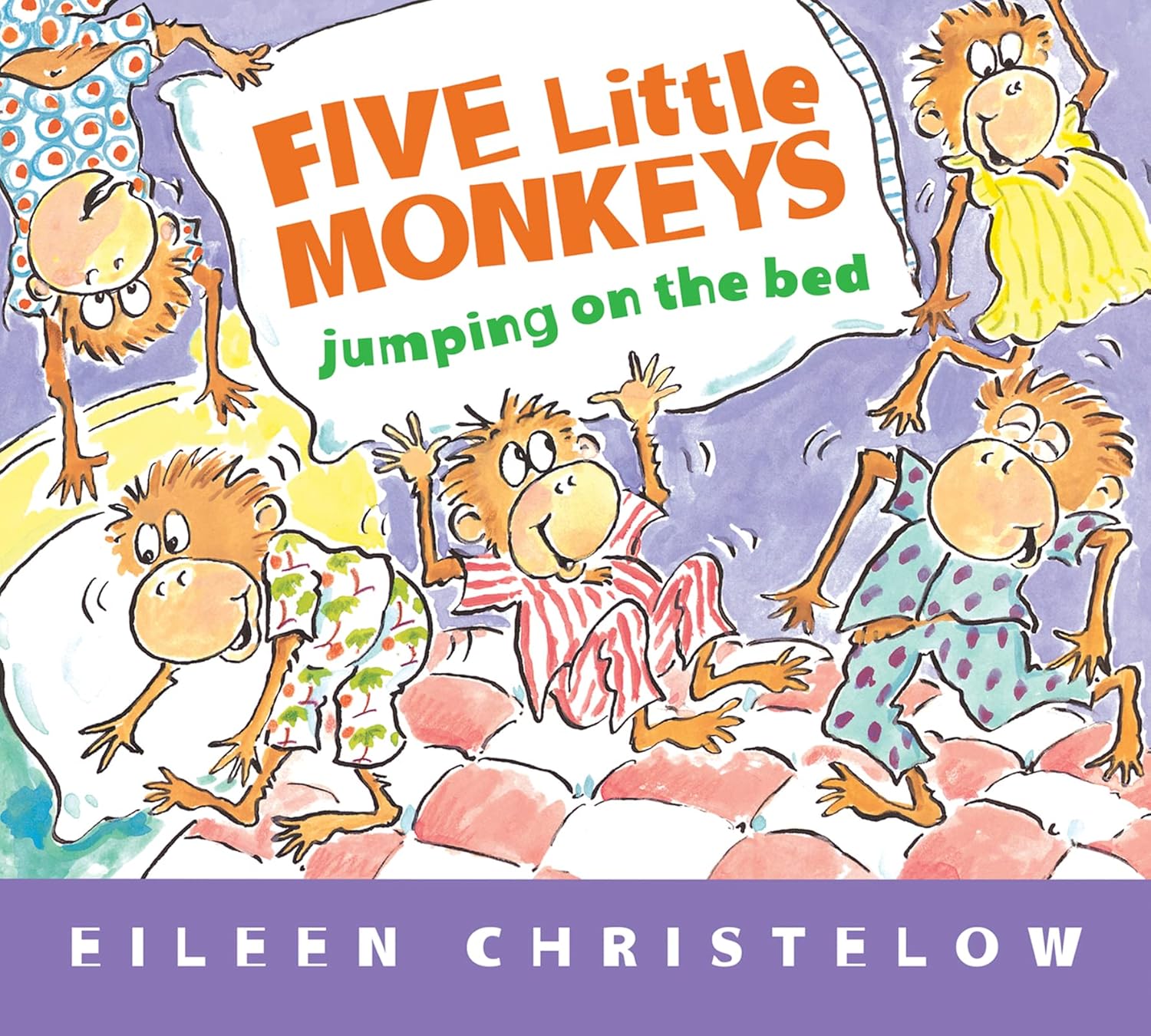 Five Little Monkeys Jumping on the Bed Padded