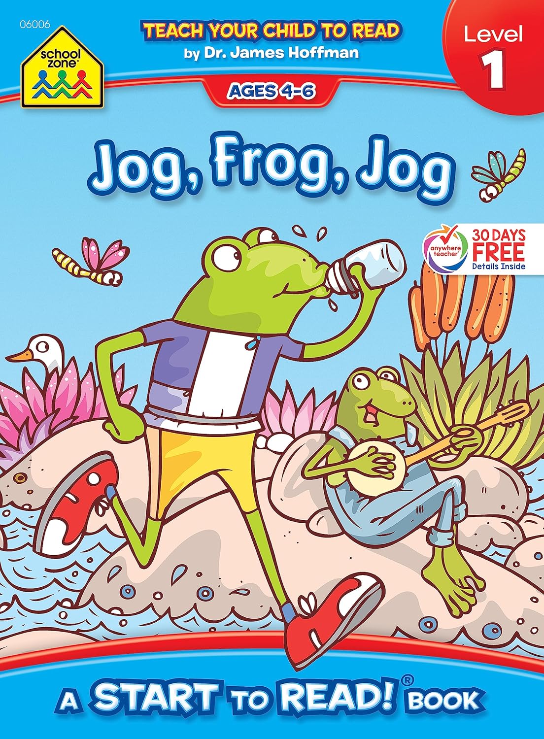 School Zone Jog Frog Jog, Start to Read! Book Level 1