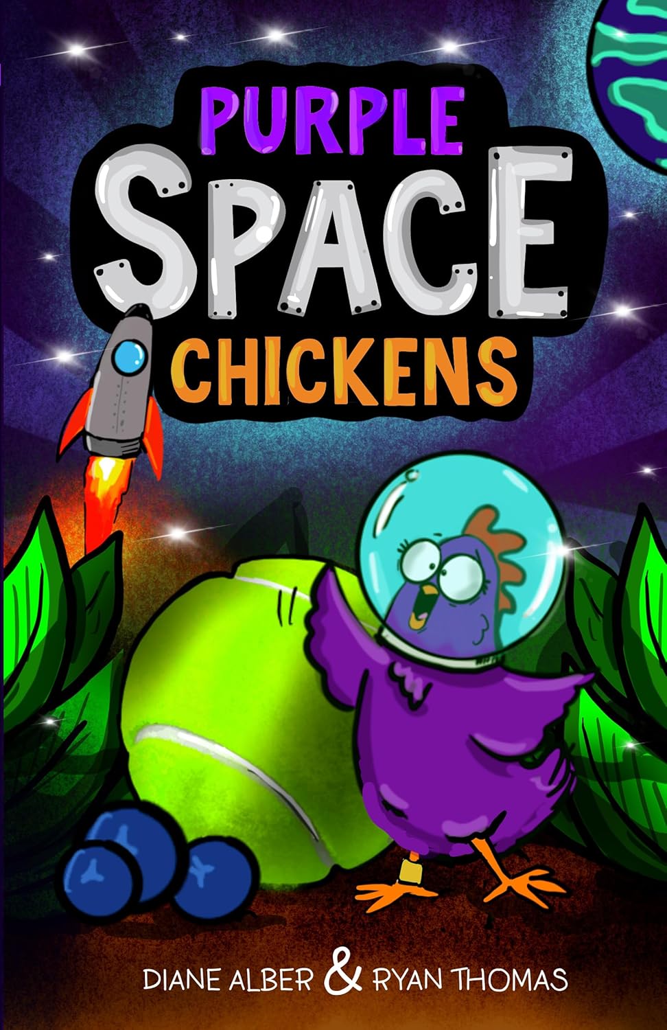 Purple Space Chickens