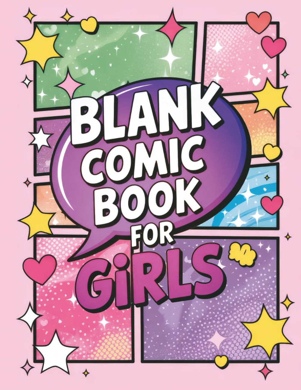 Blank Comic Book for Girls