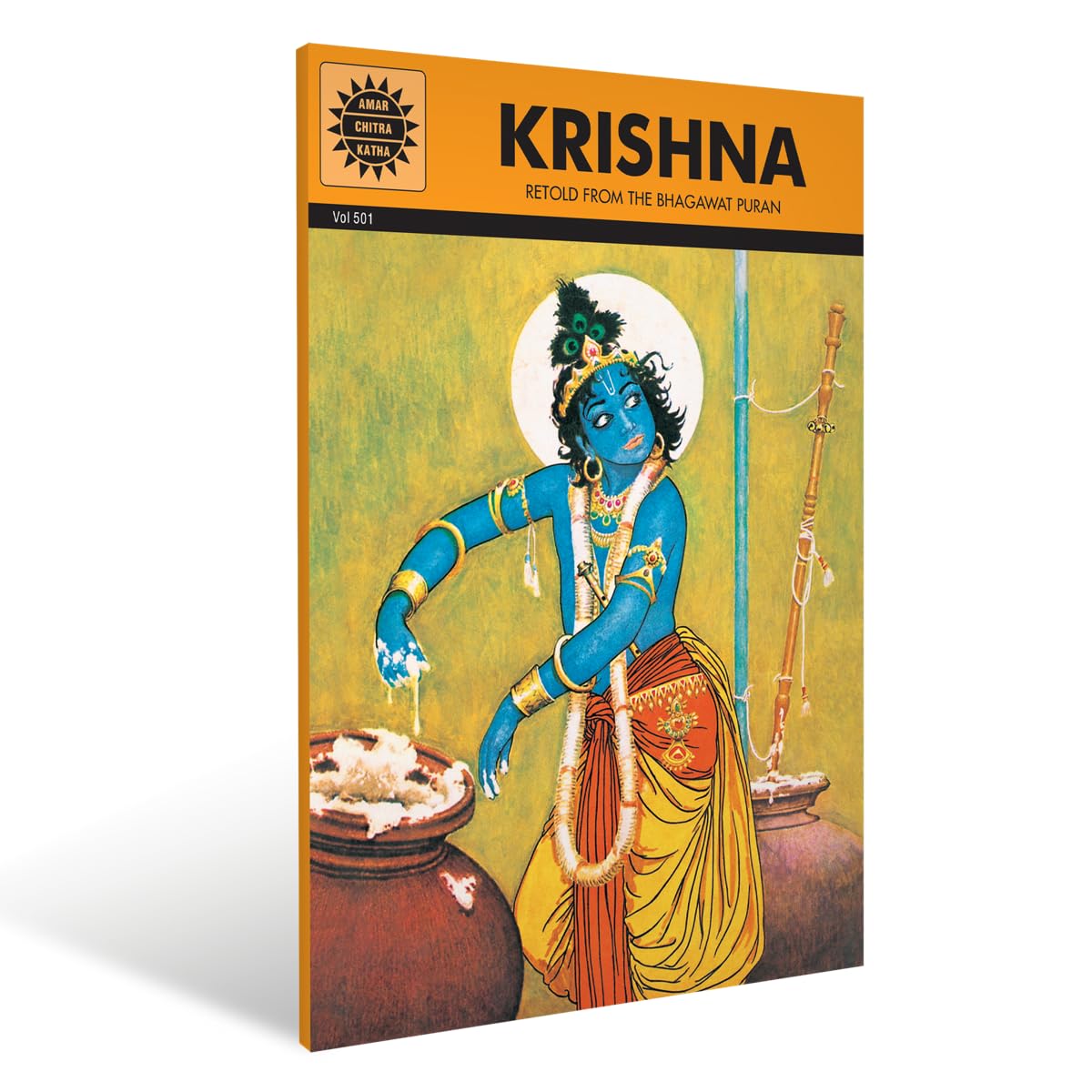 Krishna – Tales from Indian Mythology | Illustrated Storybook for Children | Comic Book Set for Beginners & Early Readers | Amar Chitra Katha